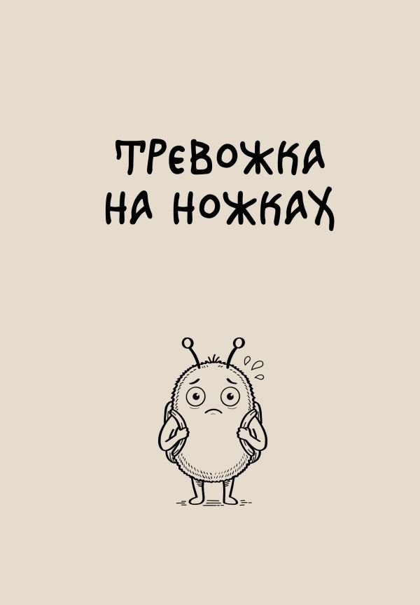 cover1__w600-15096 Блокнот. Тревожка на ножках (А5, твердая обложка, 64 л.)