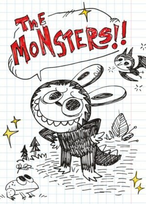 The Monsters. Тетрадь в клетку общая (Лабубу и лягушонок, А5, 48 л.)