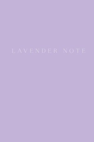 Lavender Note. Мои лавандовые мечты. Блокнот с цветными страницами (А5, обложка на ткани с тиснением фольгой)