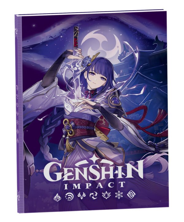 image_large_3676a4cb2db611ee9e70ac1f6bd74cbc Genshin Impact на каждый день с наклейками (фиолетовый)